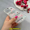 قاب گوشی iPhone 14 Pro Max آیفون اورجینال فانتزی سخت لنز کرومی یخی طرح پاپیونی Luck کد 59694