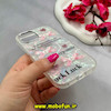 قاب گوشی iPhone 13 - iPhone 14 آیفون اورجینال فانتزی سخت لنز کرومی یخی طرح پاپیونی Luck کد 59692