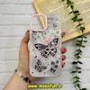 قاب گوشی iPhone 15 Pro Max آیفون اورجینال Unique Case فانتزی Hard طرح گل و پروانه Baby کیوت کد 59748
