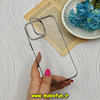 قاب گوشی iPhone 15 Pro Max آیفون طلقی شیشه ای Camera Lens شفاف اورجینال SWITCHFLIP سری الکتروپلیتینگ خاکستری کد 59923