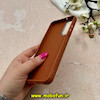 قاب گوشی Galaxy A05S سامسونگ لدر دیزاین SOFT Lether Design سیلیکونی طرح چرم قهوه ای کد 59808