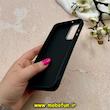 قاب گوشی Galaxy A05S سامسونگ لدر دیزاین SOFT Lether Design سیلیکونی طرح چرم مشکی کد 59810