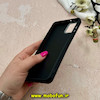 قاب گوشی Galaxy A06 سامسونگ لدر دیزاین SOFT Lether Design سیلیکونی طرح چرم مشکی کد 59814