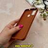 قاب گوشی Galaxy A11 - Galaxy M11 سامسونگ لدر دیزاین SOFT Lether Design سیلیکونی طرح چرم قهوه ای کد 59824