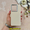 قاب گوشی Redmi Note 13 4G شیائومی لدر دیزاین SOFT Lether Design سیلیکونی طرح چرم کرم کد 59907