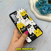 قاب گوشی Galaxy A55 سامسونگ سیلیکونی هارد سه بعدی برجسته طرح گربه مشکی کد 59969