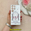 قاب گوشی Galaxy S23 Ultra سامسونگ آینه ای نگین دار کرومی لاکچری Luxury محافظ لنزدار طرح رقص مجلل کد 60013
