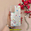 قاب گوشی Galaxy A16 سامسونگ موج دار سخت Hard لیزری لاکچری کیس نگین دار دور شفاف طرح قلب رنگی کد 60171