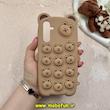 قاب گوشی Galaxy A16 سامسونگ سیلیکونی پاک کنی طرح خرسی تدی پاپیت قهوه ای کد 60979