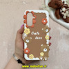قاب گوشی Galaxy A26 سامسونگ سیلیکونی پاک کنی CUTE BEAR طرح تدی برجسته قهوه ای کد 60988