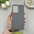 قاب گوشی Galaxy A26 سامسونگ لدر دیزاین SOFT Lether Design اسپیگن Spigen سیلیکونی طرح چرم طوسی کد 60537