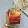 قاب گوشی iPhone 13 - iPhone 14 آیفون موج دار سخت Hard لیزری لاکچری کیس sssan رنگ نارنجی کد 60149