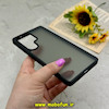قاب گوشی Galaxy S25 Ultra سامسونگ پشت مات PC درجه یک یونیک کیس Unique Case اورجینال دور سیلیکونی مشکی کد 60603
