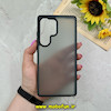 قاب گوشی Galaxy S25 Ultra سامسونگ پشت مات PC درجه یک یونیک کیس Unique Case اورجینال دور سیلیکونی مشکی کد 60603