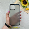 قاب گوشی iPhone 12 Pro Max آیفون پشت مات PC درجه یک یونیک کیس Unique Case اورجینال دور سیلیکونی مشکی کد 60588