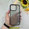 قاب گوشی iPhone 16 Pro آیفون پشت مات PC درجه یک یونیک کیس Unique Case اورجینال دور سیلیکونی مشکی کد 60594