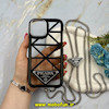 قاب گوشی iPhone 13 Pro Max آیفون چرمی HARD زنجیر دار فلزی پرادا PRADA اورجینال کد 61139