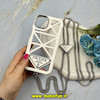 قاب گوشی iPhone 13 Pro آیفون چرمی HARD زنجیر دار فلزی پرادا PRADA اورجینال کد 61137
