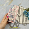 قاب گوشی iPhone 13 Pro آیفون چرمی HARD زنجیر دار فلزی پرادا PRADA اورجینال کد 61138