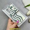 قاب گوشی Galaxy S21 FE سامسونگ اورجینال لاکچری چرمی HARD کرومی طرح استارباکس محافظ لنزدار کد 61226
