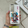 قاب گوشی Galaxy A55 سامسونگ اورجینال فانتزی سخت آینه ای لنز کرومی ایربگ دار طرح اسکلت کد 61242