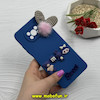 قاب گوشی Poco X3 - Poco X3 Pro شیائومی طرح سیلیکونی ژله ای سه بعدی برجسته عروسکی محافظ لنز دار پام پام آبی کد 61271