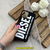 قاب گوشی iPhone 12 Pro Max آیفون اورجینال دیزل DIESEL کلاسیک فیت پارچه ای Hard Golden Consept مشکی کد 61399