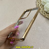قاب گوشی Galaxy S25 Ultra سامسونگ نیو زون ژله ای شفاف طلایی کد 61962