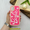 قاب گوشی Galaxy A51 سامسونگ سیلیکونی سولید SOLID منحنی سه بعدی برجسته عروسکی محافظ لنز دار طرح Barbie صورتی کد 61482