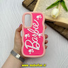 قاب گوشی Galaxy A55 سامسونگ سیلیکونی سولید SOLID منحنی سه بعدی برجسته عروسکی محافظ لنز دار طرح Barbie صورتی کد 61502