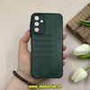 قاب گوشی Galaxy A15 سامسونگ طرح ژله ای چرمی ساده گوزنی محافظ لنزدار سبز کد 61751