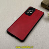 قاب گوشی Galaxy A33 سامسونگ طرح ژله ای چرمی ساده گوزنی محافظ لنزدار قرمز کد 61769