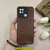 قاب گوشی Redmi 10C / Redmi 10 Power / Poco C40 شیائومی طرح ژله ای چرمی ساده گوزنی محافظ لنزدار قهوه ای کد 61823