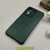 قاب گوشی Redmi 13C - Poco C65 شیائومی طرح ژله ای چرمی ساده گوزنی محافظ لنزدار سبز کد 61834