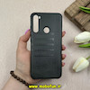 قاب گوشی Redmi Note 8 - Redmi Note 8 2021 شیائومی طرح ژله ای چرمی ساده گوزنی محافظ لنزدار مشکی کد 61837