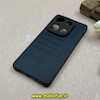 قاب گوشی Redmi Note 13 Pro 4G / Poco M6 Pro 4G شیائومی طرح ژله ای چرمی ساده گوزنی محافظ لنزدار سرمه ای کد 61851