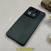 قاب گوشی Redmi Note 13 Pro 5G / Poco X6 شیائومی طرح ژله ای چرمی ساده گوزنی محافظ لنزدار مشکی کد 61855