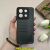 قاب گوشی Redmi Note 13 Pro 5G / Poco X6 شیائومی طرح ژله ای چرمی ساده گوزنی محافظ لنزدار مشکی کد 61855
