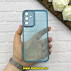 قاب گوشی Galaxy A15 سامسونگ ژله ای شفاف بی رنگ محافظ لنز دار رنگ آبی کد 61609