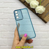 قاب گوشی Galaxy A25 سامسونگ ژله ای شفاف بی رنگ محافظ لنز دار رنگ آبی کد 61611