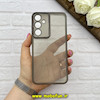 قاب گوشی Galaxy A35 سامسونگ ژله ای شفاف بی رنگ محافظ لنز دار رنگ دودی کد 61612