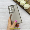 قاب گوشی Galaxy S24 Ultra سامسونگ ژله ای شفاف بی رنگ محافظ لنز دار رنگ دودی کد 61638