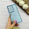 قاب گوشی Galaxy S24 Ultra سامسونگ ژله ای شفاف بی رنگ محافظ لنز دار رنگ آبی کد 61639