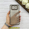 قاب گوشی Poco X3 - Poco X3 Pro شیائومی ژله ای شفاف بی رنگ محافظ لنز دار رنگ دودی کد 61616