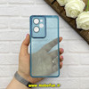 قاب گوشی Poco X5 Pro شیائومی ژله ای شفاف بی رنگ محافظ لنز دار رنگ آبی کد 61618