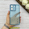 قاب گوشی Redmi 13C - Poco C65 شیائومی ژله ای شفاف بی رنگ محافظ لنز دار رنگ آبی کد 61624