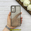 قاب گوشی Redmi Note 12S شیائومی ژله ای شفاف بی رنگ محافظ لنز دار رنگ دودی کد 61628