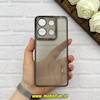 قاب گوشی Redmi Note 13 4G شیائومی ژله ای شفاف بی رنگ محافظ لنز دار رنگ دودی کد 61630