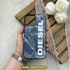 قاب گوشی iPhone 13 Pro Max آیفون اورجینال دیزل DIESEL کلاسیک فیت پارچه ای Hard Golden Consept سرمه ای کد 61402