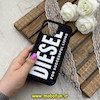 قاب گوشی iPhone 13 Pro Max آیفون اورجینال دیزل DIESEL کلاسیک فیت پارچه ای Hard Golden Consept مشکی کد 61403